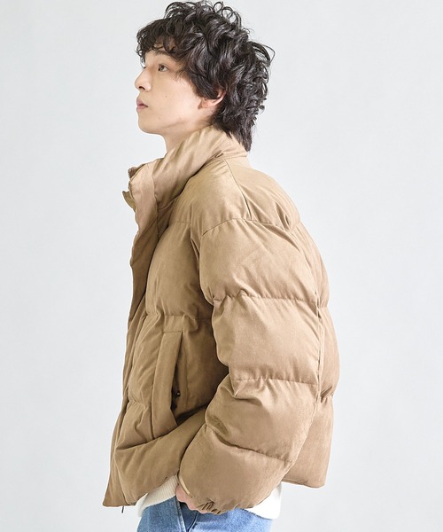 UNION STATION(ユニオンステーション)の「ビーガンスウェード中綿ブルゾン(ブルゾン・メンズ・ベージュ/ブラック/ブルー・M/L)」の22枚目の写真