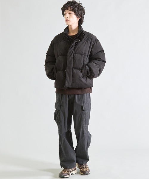 UNION STATION(ユニオンステーション)の「ビーガンスウェード中綿ブルゾン(ブルゾン・メンズ・ベージュ/ブラック/ブルー・M/L)」の16枚目の写真