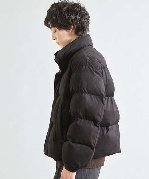 UNION STATION(ユニオンステーション)の「ビーガンスウェード中綿ブルゾン(ブルゾン・メンズ・ベージュ/ブラック/ブルー・M/L)」の14枚目の写真