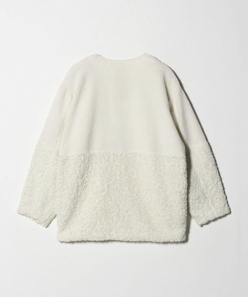 CITEN（シテン）の「＜CITEN＞ボア切り替えライトブルゾン（その他アウター・レディース・オフホワイト/ダークグレー・S/M）」の19枚目の写真