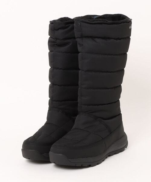 WILD THINGS(ワイルドシングス)の「WILD THINGS ワイルドシングス レディース ボア付きウィンターブーツ【防水/滑りにくい/ガラス繊維配合ソール/熱反射保温/幅広3E】 250005(ブーツ・レディース・ブラック×ブラック・23.0cm/24.0cm/25.0cm)」の1枚目の写真