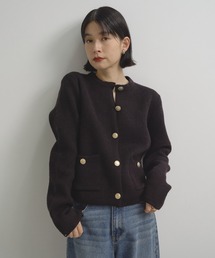 Shelly island | ゴールドボタンニットカーディガン(カーディガン/ボレロ)