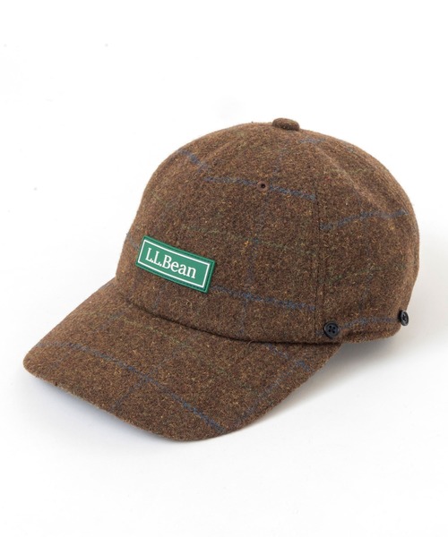 L.L.Bean(エルエルビーン)の「ツイード・デタッチャブル・フラップ・キャップ(キャップ・メンズ・ブラウン/グリーン・LARGE)」の14枚目の写真