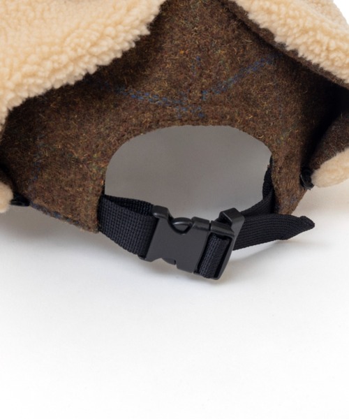 L.L.Bean(エルエルビーン)の「ツイード・デタッチャブル・フラップ・キャップ(キャップ・メンズ・ブラウン/グリーン・LARGE)」の12枚目の写真