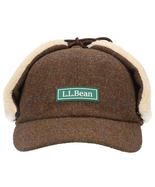 L.L.Bean(エルエルビーン)の「ツイード・デタッチャブル・フラップ・キャップ(キャップ・メンズ・ブラウン/グリーン・LARGE)」の5枚目の写真