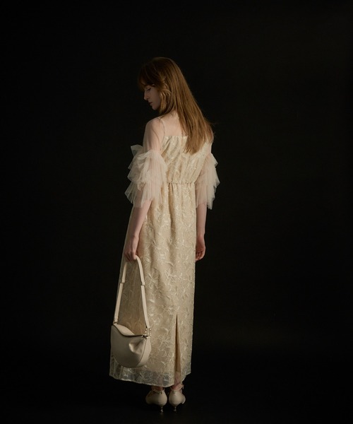 Pearl motif embroidery dress（ドレス）｜LE'RURE（リルアー）の