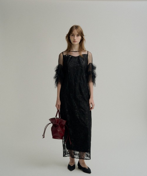 スーツ・フォーマル・ドレス LE'RURE Pearl motif embroidery dress M Pearl motif embroidery dress（ドレス）｜LE'RURE（リルアー）の