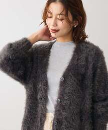 Green　Parks | シャギーVネックカーディガン(カーディガン/ボレロ)