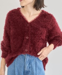 Green　Parks | シャギーVネックカーディガン(カーディガン/ボレロ)