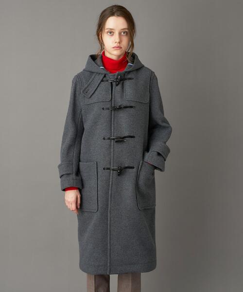 DRESSTERIOR（ドレステリア）の「Superfineリサイクルメルトンダッフルコート（ダッフルコート・レディース・ライトブルー/ダークグレー・38/36/34）」の16枚目の写真