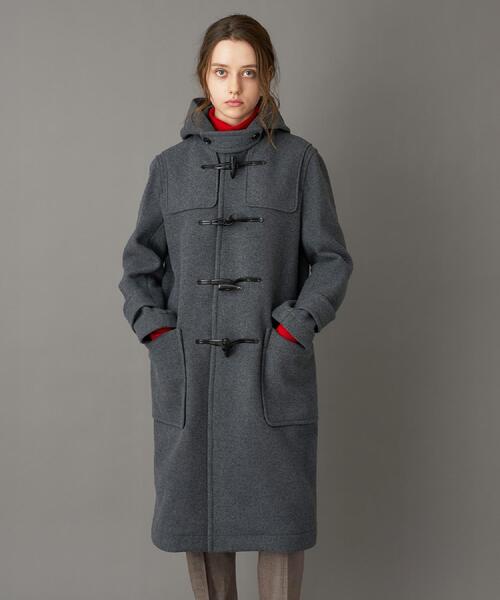 DRESSTERIOR（ドレステリア）の「Superfineリサイクルメルトンダッフルコート（ダッフルコート・レディース・ライトブルー/ダークグレー・38/36/34）」の17枚目の写真