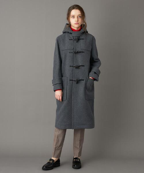 DRESSTERIOR（ドレステリア）の「Superfineリサイクルメルトンダッフルコート（ダッフルコート・レディース・ライトブルー/ダークグレー・38/36/34）」の20枚目の写真
