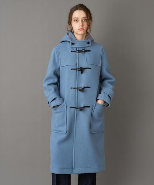 DRESSTERIOR（ドレステリア）の「Superfineリサイクルメルトンダッフルコート（ダッフルコート・レディース・ライトブルー/ダークグレー・38/36/34）」の22枚目の写真