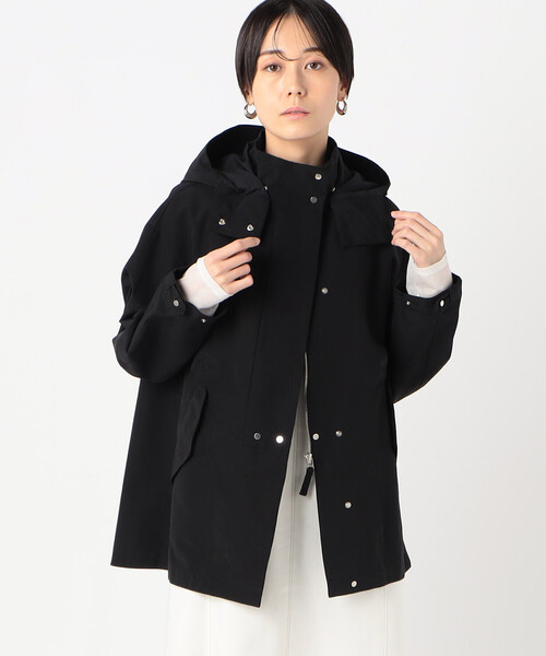 K.T KIYOKO TAKASE（キヨコタカセ）の「コットンナイロングログラン撥水加工 アノラックブルゾン（ブルゾン・レディース・ブラック・9号）」の7枚目の写真