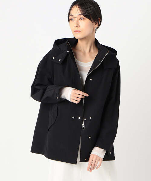 K.T KIYOKO TAKASE（キヨコタカセ）の「コットンナイロングログラン撥水加工 アノラックブルゾン（ブルゾン・レディース・ブラック・9号）」の8枚目の写真