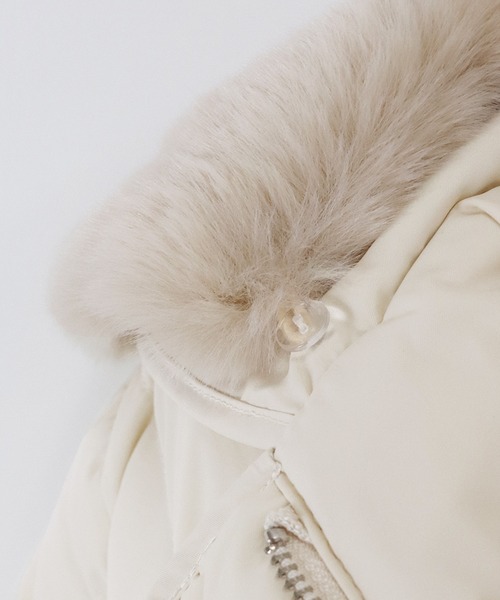 セール】ファー襟キルティングジャケット（ダウンジャケット/コート