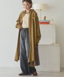 T/Rカルゼロングシャツワンピース