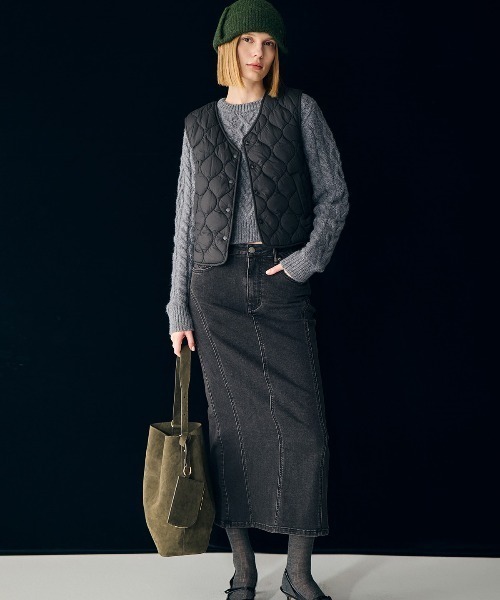 GENERAL IDEA（ジェネラルアイデア）の「【GENERAL IDEA】ポーチ付きワンショルダーバッグ / WOMAN ECO SUEDE SHOULDER BAG（ショルダーバッグ・レディース・カーキ/ブラック・FREE）」の18枚目の写真