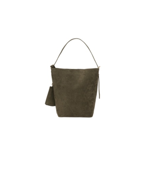 GENERAL IDEA（ジェネラルアイデア）の「【GENERAL IDEA】ポーチ付きワンショルダーバッグ / WOMAN ECO SUEDE SHOULDER BAG（ショルダーバッグ・レディース・カーキ/ブラック・FREE）」の3枚目の写真