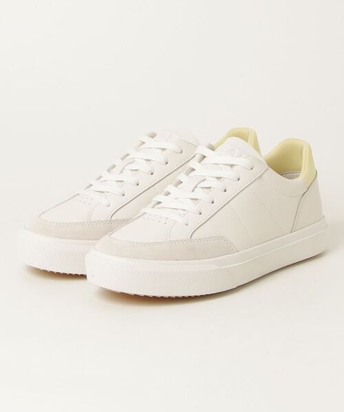 CLAE(クレイ)の「クレイ ウィメンズ LM42 CLAE - MONROE VP モンロー(スニーカー・レディース・グリーン系その他/ホワイト×イエロー・70/60/65/55/50)」の2枚目の写真