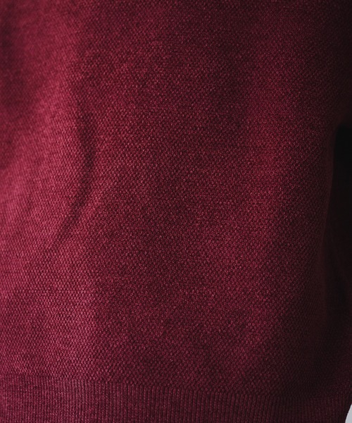 Adoon plain(アドーンプレーン)の「Soft Chenille Pullover Knit / モールヤーンクルーネックニット(ニット/セーター・メンズ・ブラック/ネイビー/ボルドー・MEDIUM/LARGE)」の11枚目の写真