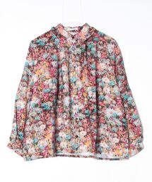 sandy | 花柄フリル衿ブラウス(シャツ/ブラウス)