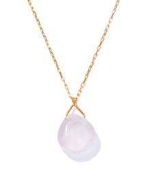 les bonbon | 【les bon bon】serendip rose quartz necklace/セレンディップ  ローズクォーツ ネックレス BOB840(ネックレス)