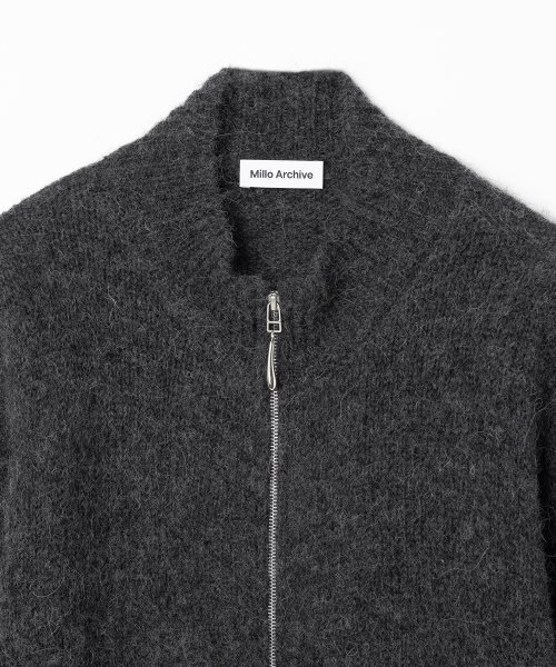 Millo Archive（ミロ アーカイブ）の「Hairy Knit Jacket [Charcoal]（カーディガン/ボレロ・メンズ・その他・MEDIUM/LARGE）」の2枚目の写真