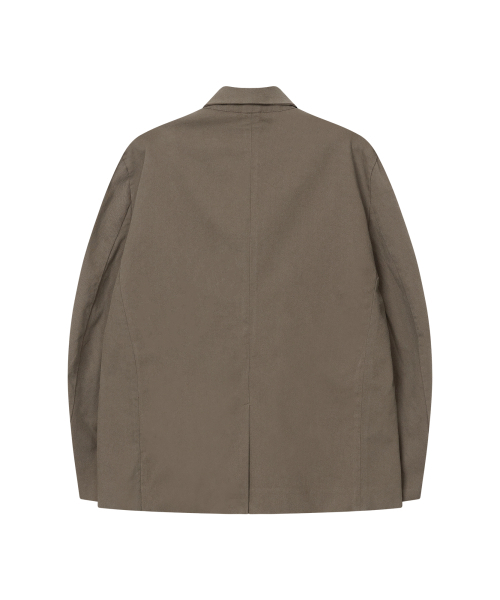 AAKAM(アーカム)の「Studded Cotton Blazer (Khaki)(テーラードジャケット・レディース・その他・FREE)」の2枚目の写真