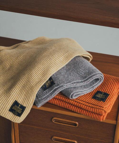 URBAN RESEARCH DOORS（アーバンリサーチドアーズ）の「ハミルトンリブストール（ストール/ショール・レディース・イエロー/オレンジ/グレー系その他・ONE）」の12枚目の写真