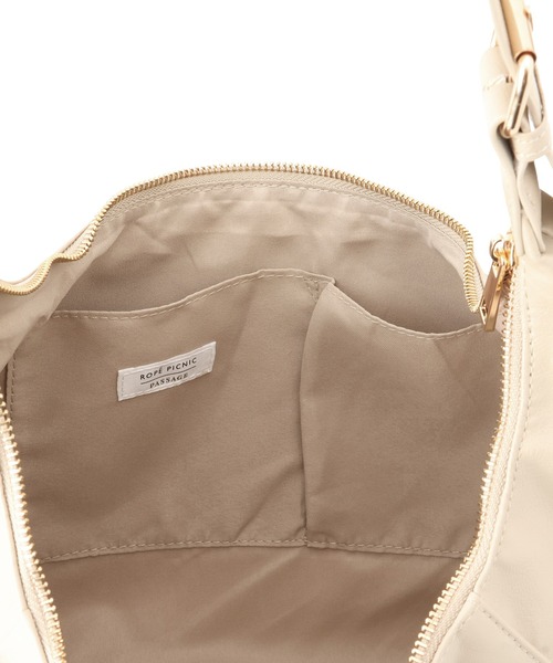 ROPE' PICNIC（ロペピクニック）の「デミルーンショルダーバッグ（ショルダーバッグ・レディース・ブラウン/ブラック/ベージュ系その他・FREE）」の10枚目の写真