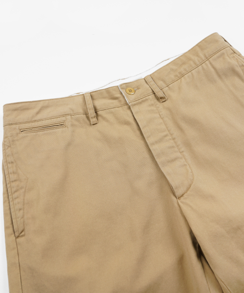 FRIZMWORKS(フリズムワークス)の「WASHED OFFICER CHINO PANTS _ BEIGE(その他パンツ・メンズ・その他・X-LARGE/SMALL/MEDIUM/LARGE)」の5枚目の写真