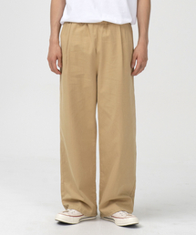 TOFFEE（トフィー）の「Cotton elasticated waist Wide Pants (BEIGE)（その他パンツ・メンズ）」