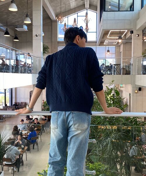 TRIP LE SENS(トリップ ル センス)の「プレートフィッシャーマンニットカーディガン_アイボリー(ニット/セーター・メンズ・その他・MEDIUM/LARGE)」の4枚目の写真