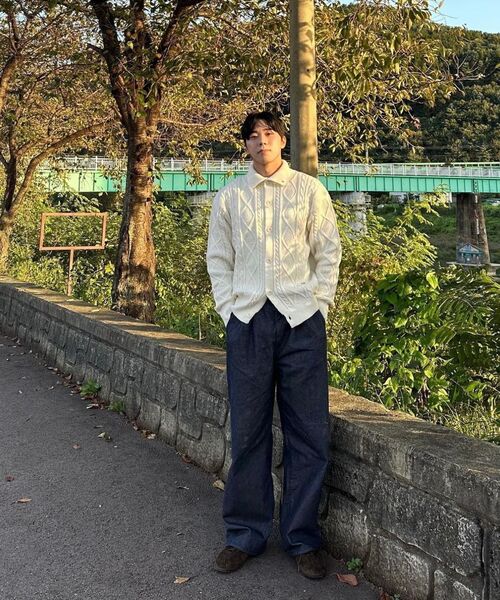 TRIP LE SENS(トリップ ル センス)の「プレートフィッシャーマンニットカーディガン_アイボリー(ニット/セーター・メンズ・その他・MEDIUM/LARGE)」の7枚目の写真