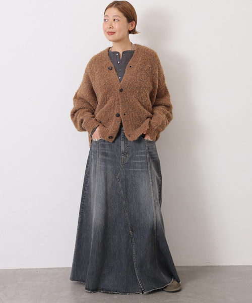 JOURNAL STANDARD LUXE（ジャーナルスタンダード　ラックス）の「13OZデニム スウィッチスカート（BLK）（スカート・レディース・ブラック・FREE）」の11枚目の写真