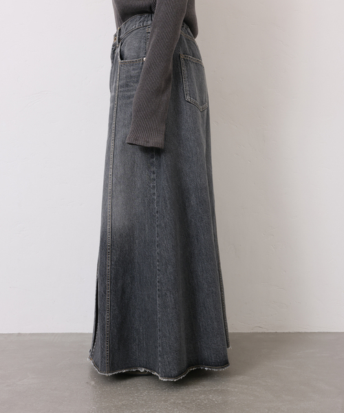 JOURNAL STANDARD LUXE（ジャーナルスタンダード　ラックス）の「13OZデニム スウィッチスカート（BLK）（スカート・レディース・ブラック・FREE）」の15枚目の写真
