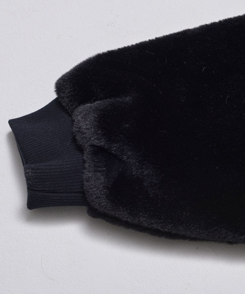 Revo.(レボ)の「【25AW新色追加】ラビット うさ耳 フードデザイン フェイクファー ブルゾン レースアップ うさみみ 耳付き ファージップパーカー(ブルゾン・レディース・ホワイト/ブラック×ホワイト/ピンク/ブラック×パープル/サックスブルー・FREE)」の17枚目の写真