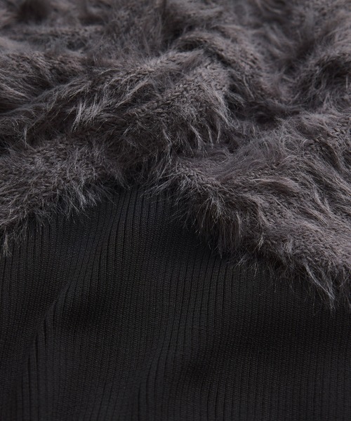 VIS（ビス）の「ねじりショートトップス付きロングニットワンピース/イージーケア（ワンピース・レディース・ベージュ/キナリ/チャコールグレー・FREE）」の19枚目の写真