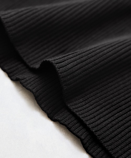 VIS（ビス）の「ねじりショートトップス付きロングニットワンピース/イージーケア（ワンピース・レディース・ベージュ/キナリ/チャコールグレー・FREE）」の20枚目の写真