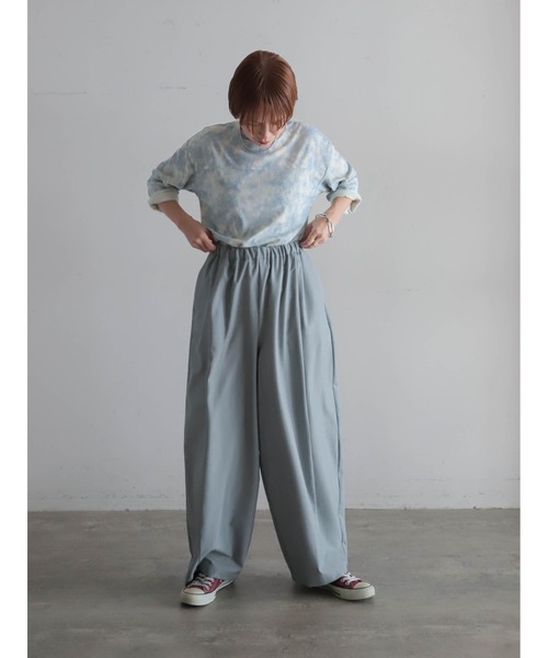 Sea New York VERA フットボールTシャツ XL チャコールグレー ムラ染PT フットボールTEE | NOMBRE IMPAIR