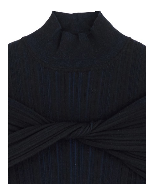 セール】UND RANDOM RIB OFF SHOULDER KNIT DRESS（ドレス）｜Ameri