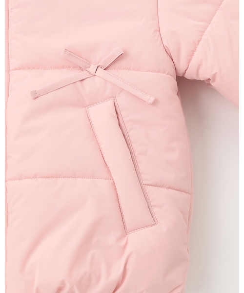 Lycee mine(リセマイン)の「リボン付きパフジャケット(ブルゾン・キッズ・ピンク/ライトグレー/ブラック/アイボリー/ブルーグレー・140cm/130cm/120cm/110cm/100cm/150cm)」の22枚目の写真