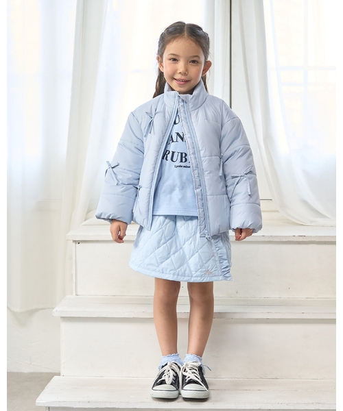 セール】リボン付きパフジャケット（ブルゾン）｜Lycee mine