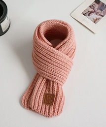 WARAIJOGO（ワライジョウゴ）の「キッズニットマフラー/ストール(LEY)（マフラー）」