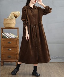 シャツワンピース（コーデュロイ）ファッション通販 - ZOZOTOWN