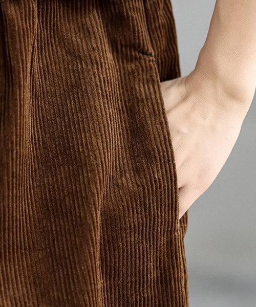 ONEP STAR（ワンピスター）の「コーデュロイシャツワンピース（シャツワンピース・レディース・ブラウン/プラム/ブラック/ブルーグリーン・MEDIUM/LARGE/X-LARGE）」の21枚目の写真