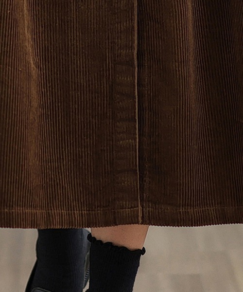 ONEP STAR（ワンピスター）の「コーデュロイシャツワンピース（シャツワンピース・レディース・ブラウン/プラム/ブラック/ブルーグリーン・MEDIUM/LARGE/X-LARGE）」の22枚目の写真