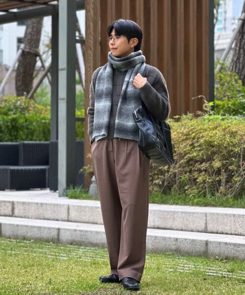P.IN.O（ピインオ）の「ヘアリークロップストライプジャケット - ディープグレー（カーディガン/ボレロ・メンズ・その他・MEDIUM/LARGE）」の13枚目の写真