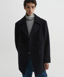 DNSR（ディーエヌエスアール）の「ウールピーコート ネイビー（ダッフルコート）」